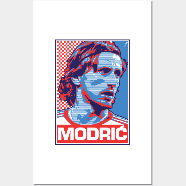 Modrić - CROATIA Wall Art by DAFTFISH